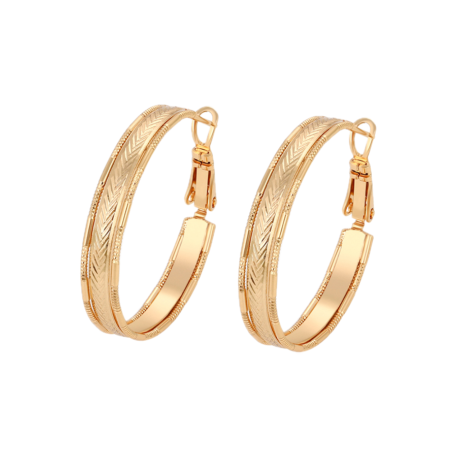 Lineara – 18K Gold Luxury Bar Drop Earrings | Architectural Statement Earrings for Women