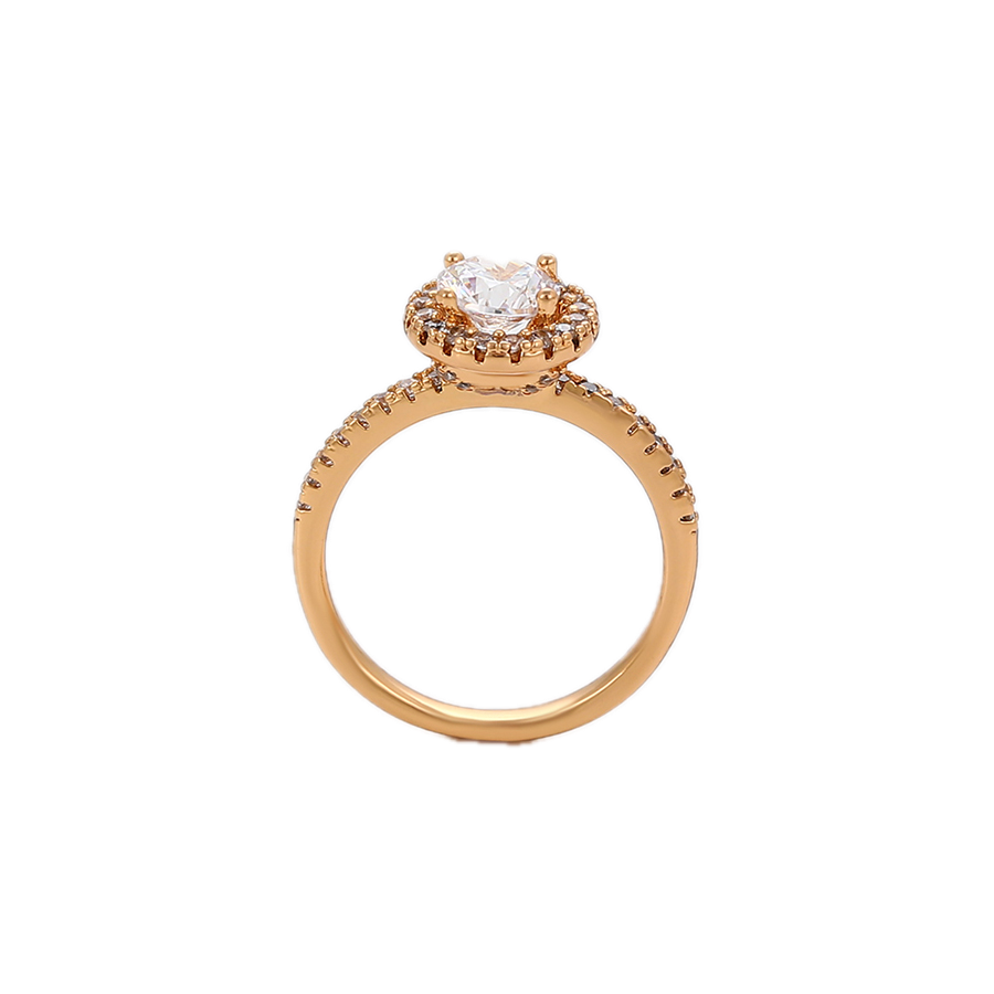 Clarène – 18K Gold Ring with White Cubic Zirconia | Everyday Statement Ring for Women