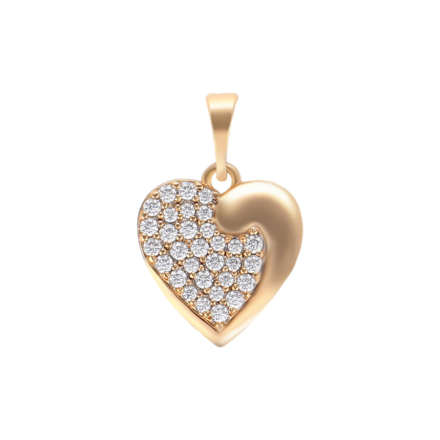 Velune – 18K Gold Plated Pendant with White Cubic Zirconia | Elegant Everyday Necklace for Women