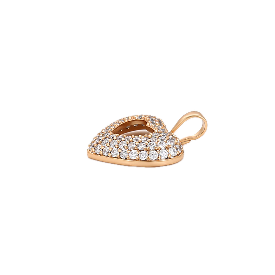 Éclara – 18K Gold Plated Pendant with White Cubic Zirconia | Luminous Statement Necklace for Women