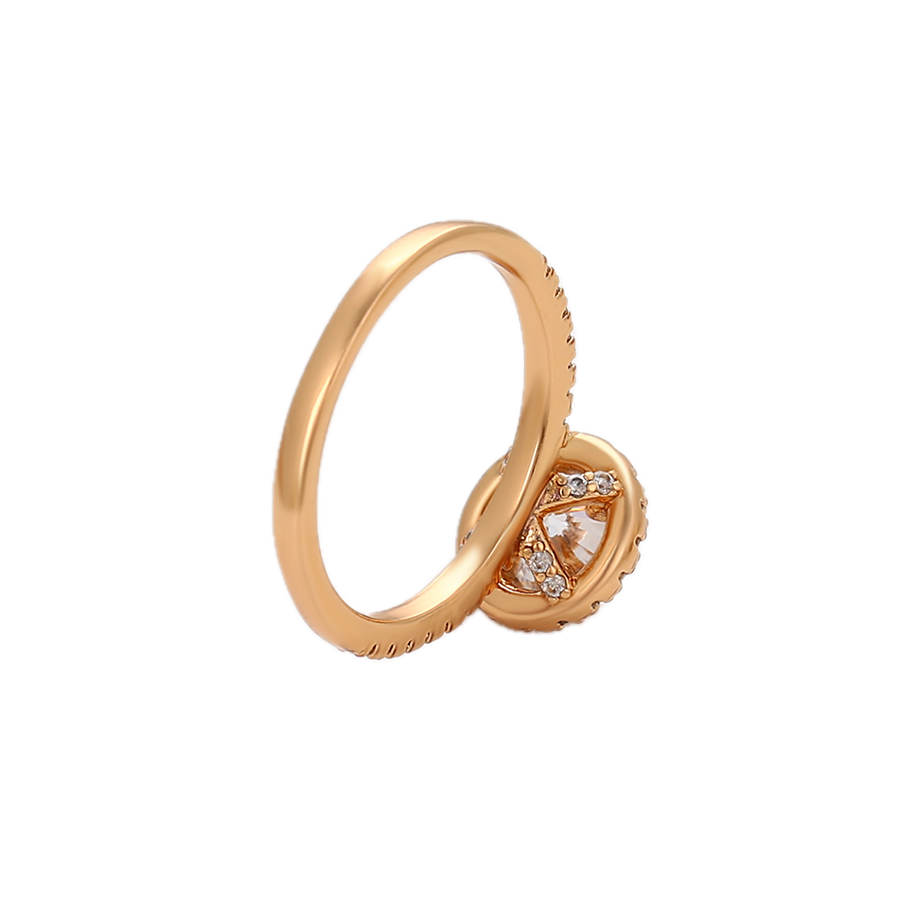 Clarène – 18K Gold Ring with White Cubic Zirconia | Everyday Statement Ring for Women