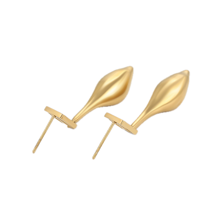 Auvera – 14K Gold Stainless Steel Drop Earrings | Sculptural Daily Wear Earrings for Women