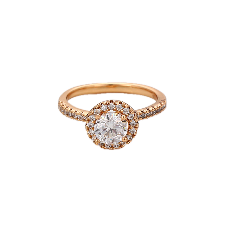 Clarène – 18K Gold Ring with White Cubic Zirconia | Everyday Statement Ring for Women
