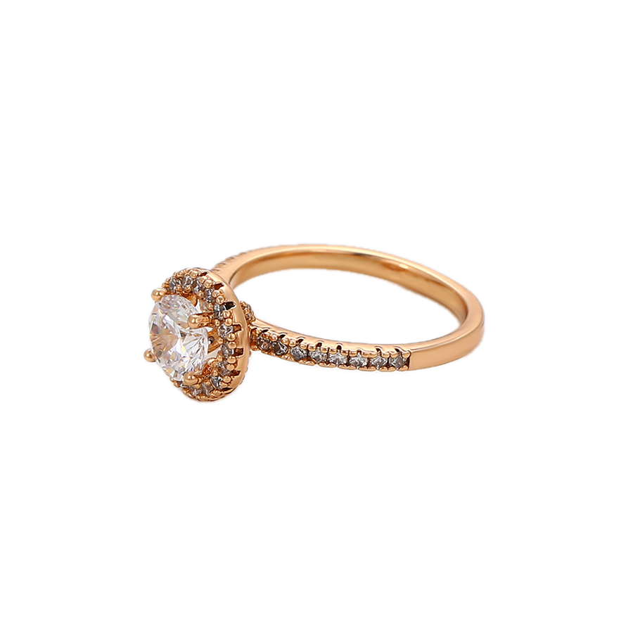 Clarène – 18K Gold Ring with White Cubic Zirconia | Everyday Statement Ring for Women