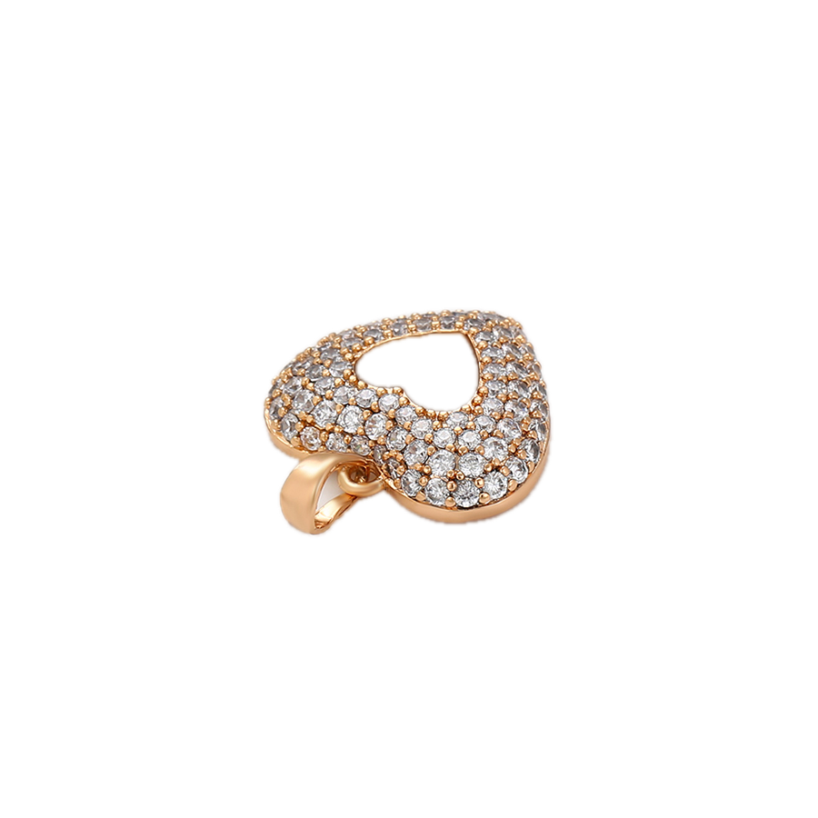 Éclara – 18K Gold Plated Pendant with White Cubic Zirconia | Luminous Statement Necklace for Women