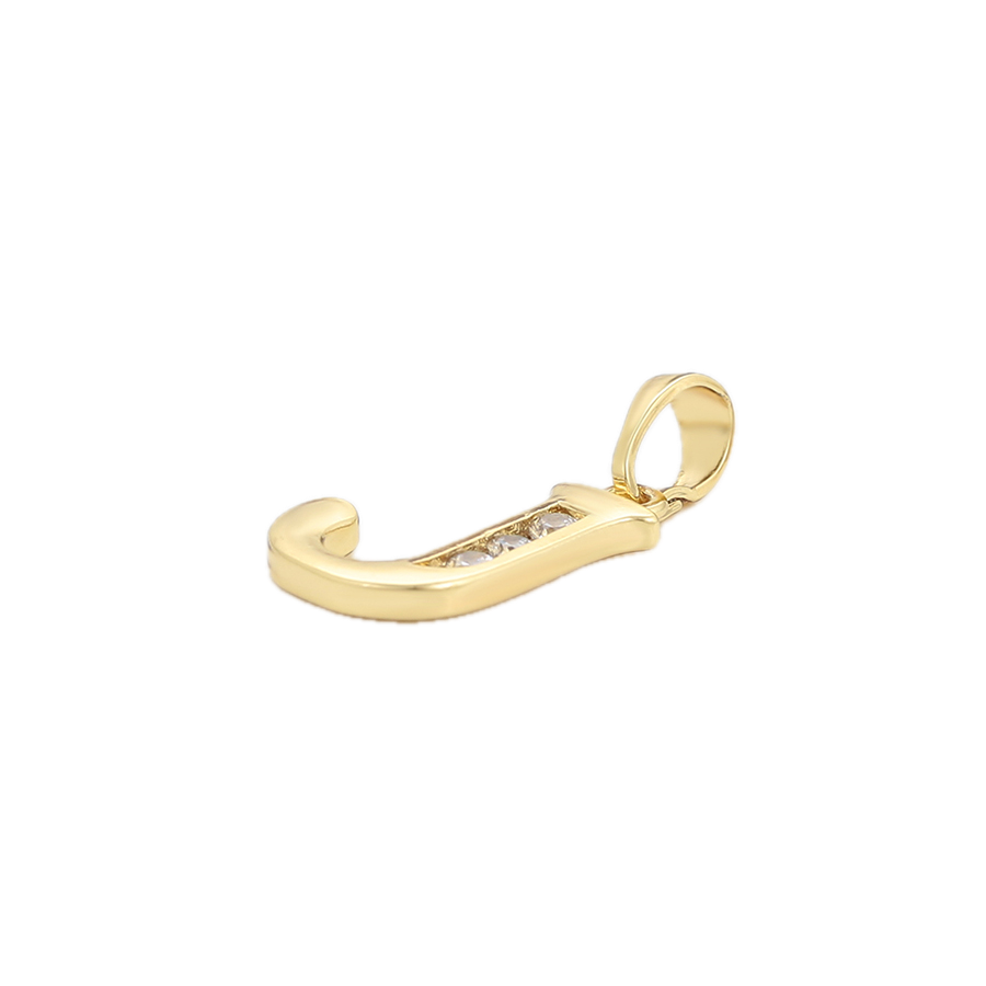 Aurlet – 14K Gold Plated Plain Letter Pendant | Unisex Initial Necklace