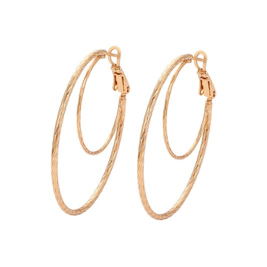 Filara – 18K Gold Thread Earrings | Sleek Daily Wear Drop Earrings for Women