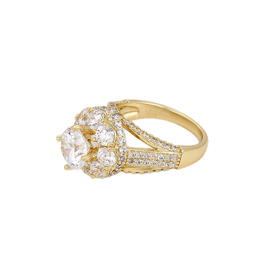 Magnara – 14K Gold Luxury Ring with Statement White Cubic Zirconia | Signature Occasion Ring for Women
