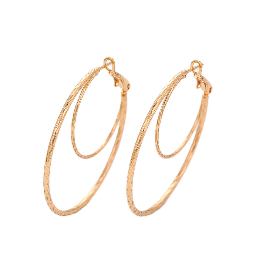 Filara – 18K Gold Thread Earrings | Sleek Daily Wear Drop Earrings for Women