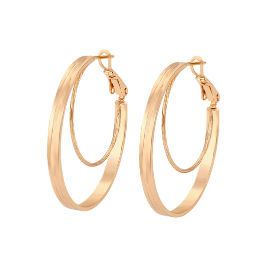 Aurata – 18K Gold Slim Bar Drop Earrings | Minimalist Luxury Earrings for Women