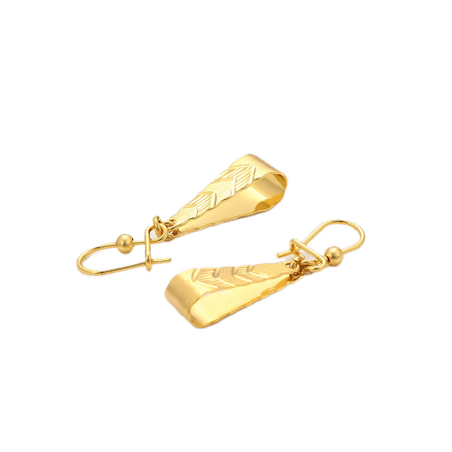 Solume – 24K Gold Slim Drop Earrings | Opulent Minimalist Earrings for Women