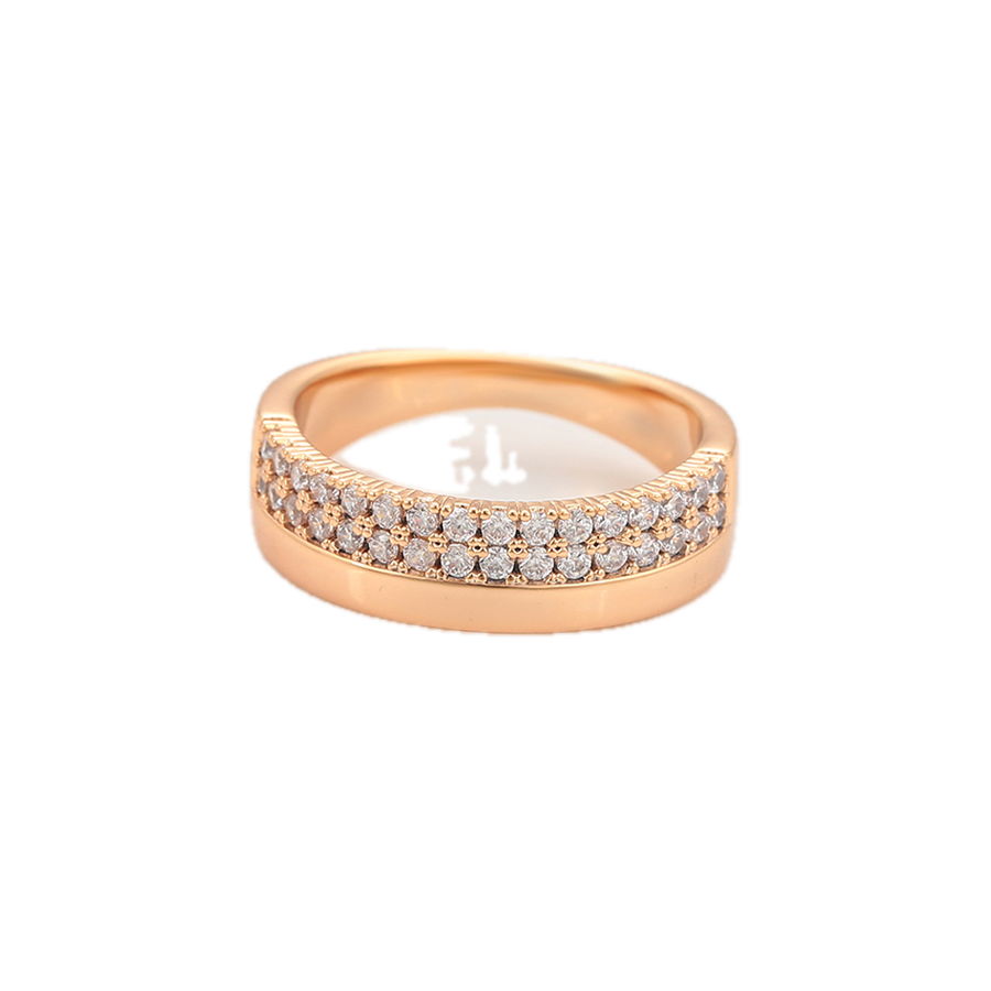 Luminis – 18K Gold Ring with White Cubic Zirconia | Minimalist Everyday Ring for Women