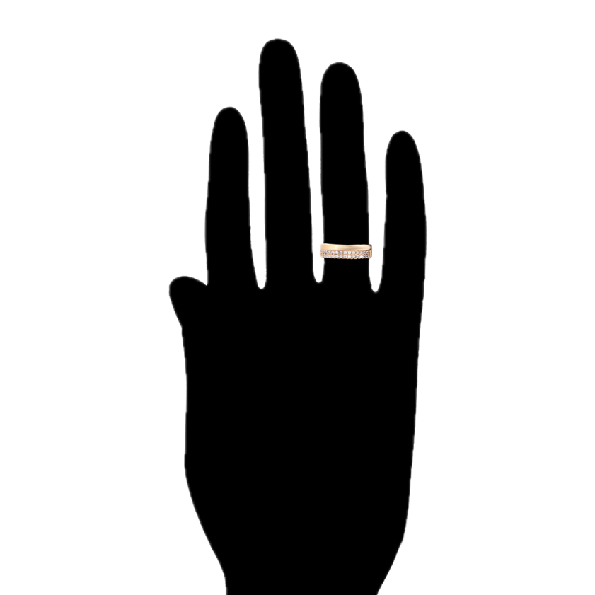 Luminis – 18K Gold Ring with White Cubic Zirconia | Minimalist Everyday Ring for Women