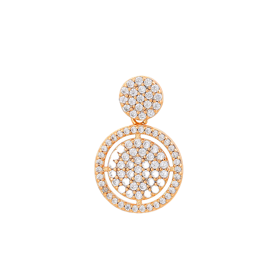 Clarone – 18K Gold Plated Pendant with White Cubic Zirconia | Classic Everyday Necklace for Women