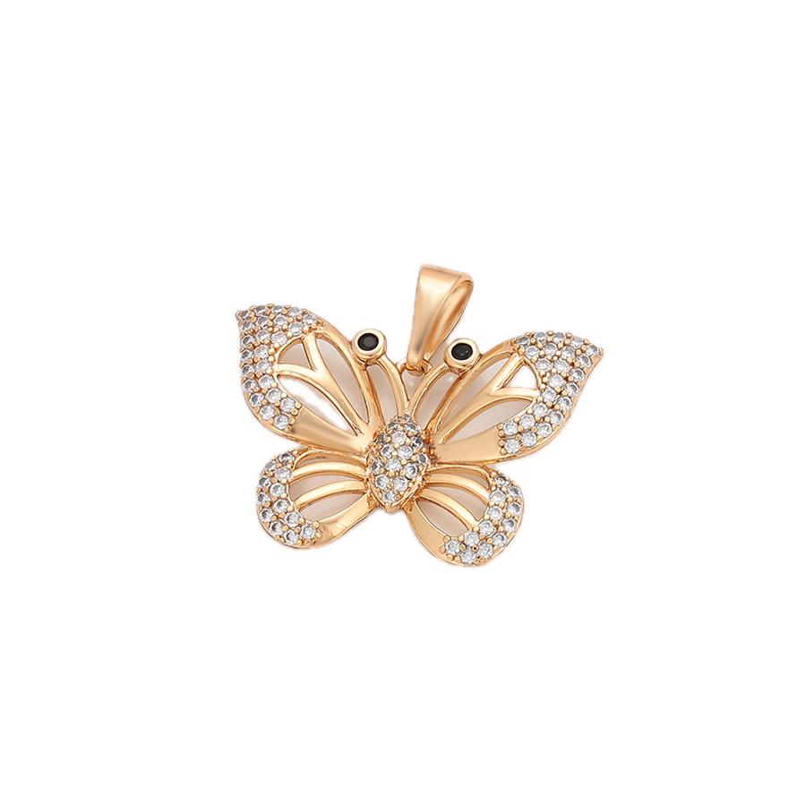 Faunela – 18K Gold Plated Animal Shape Pendant with White Cubic Zirconia | Nature-Inspired Luxury Necklace for Women
