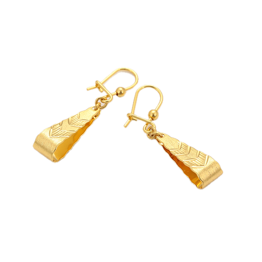 Solume – 24K Gold Slim Drop Earrings | Opulent Minimalist Earrings for Women