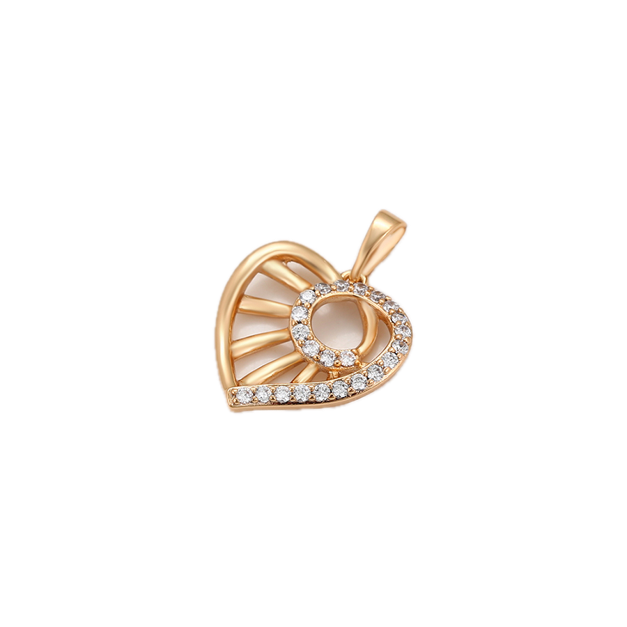 Lumael – 18K Gold Plated Pendant with White Cubic Zirconia Accents | Minimalist Everyday Necklace for Women