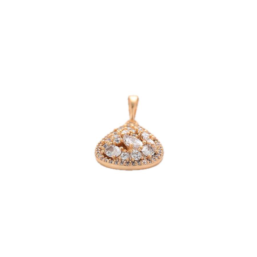 Solène – 18K Gold Plated Pendant with White Cubic Zirconia | Radiant Everyday Necklace for Women