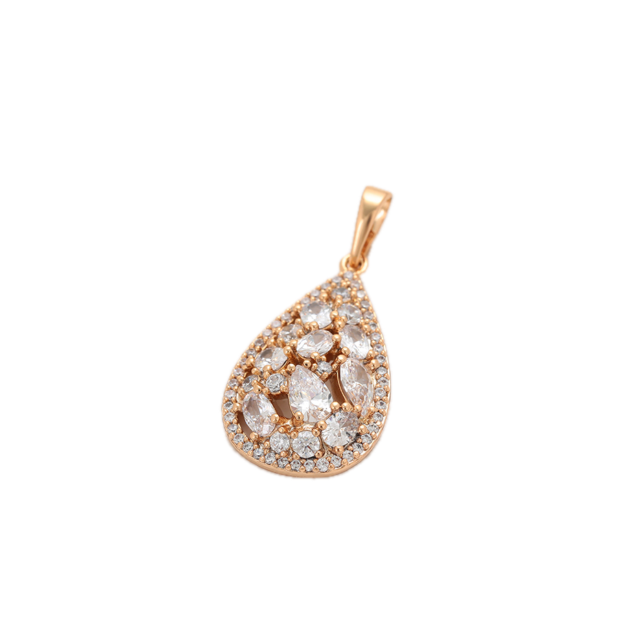 Solène – 18K Gold Plated Pendant with White Cubic Zirconia | Radiant Everyday Necklace for Women