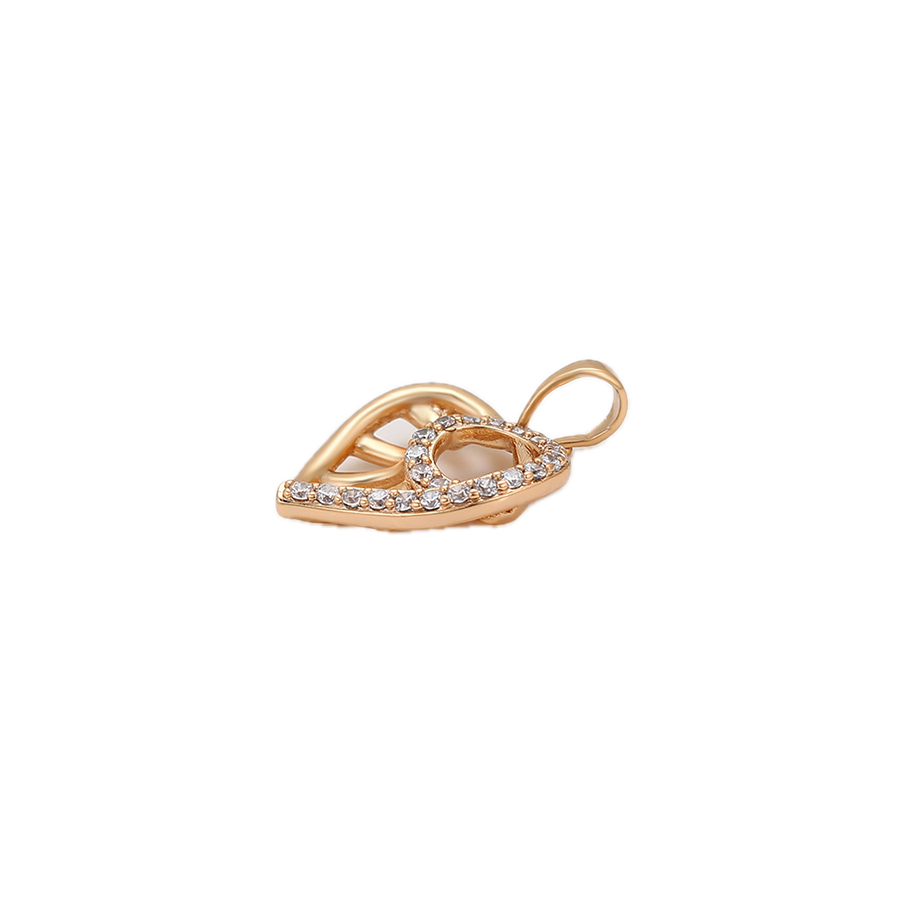 Lumael – 18K Gold Plated Pendant with White Cubic Zirconia Accents | Minimalist Everyday Necklace for Women